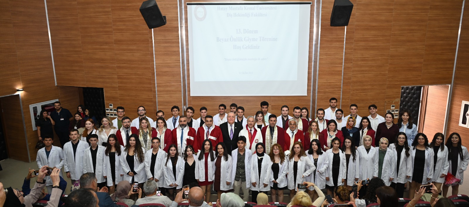 Hatay Mustafa Kemal Üniversitesi Dişhekimliği Fakültesi Önlük Giydirme Töreni